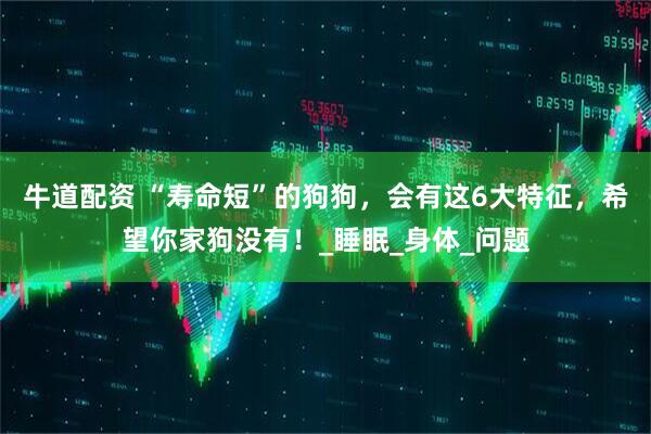 牛道配资 “寿命短”的狗狗，会有这6大特征，希望你家狗没有！_睡眠_身体_问题