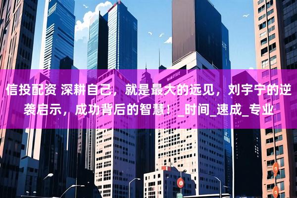 信投配资 深耕自己，就是最大的远见，刘宇宁的逆袭启示，成功背后的智慧！_时间_速成_专业