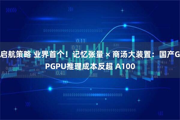 启航策略 业界首个！记忆张量 × 商汤大装置：国产GPGPU推理成本反超 A100