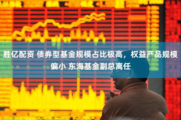 胜亿配资 债券型基金规模占比极高，权益产品规模偏小 东海基金副总离任